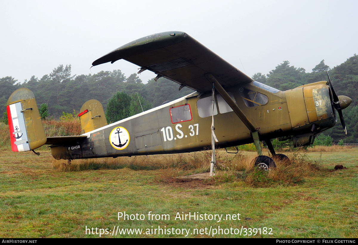 Aircraft Photo of F-GHGB / 10.S.37 | Max Holste MH.1521M Broussard | France - Navy | AirHistory.net #339182