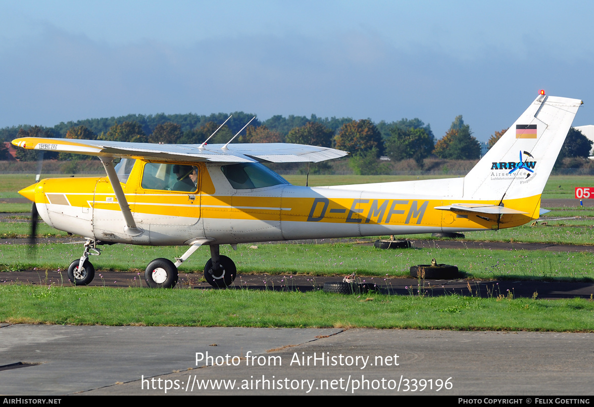 Aircraft Photo of D-EMFM | Cessna 152 | Arrow Airservice | AirHistory.net #339196