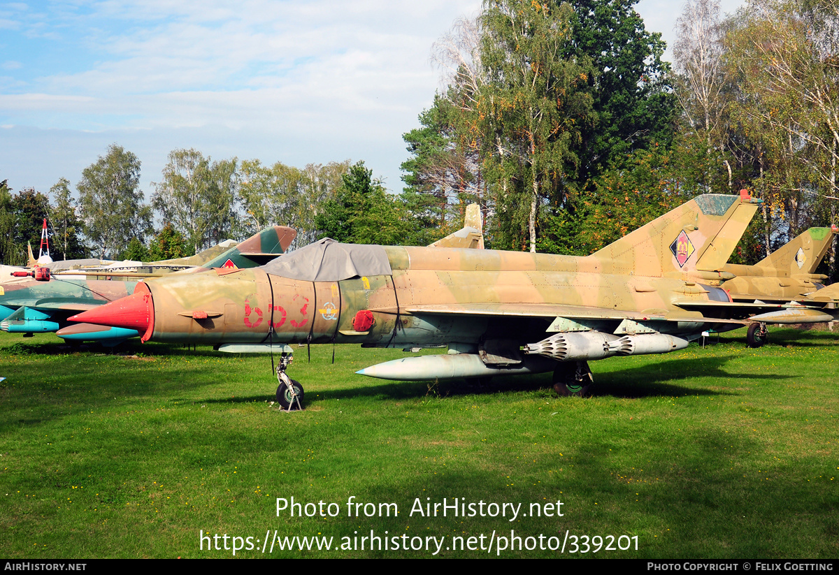 Aircraft Photo of 653 | Mikoyan-Gurevich MiG-21MF | East Germany - Air Force | AirHistory.net #339201