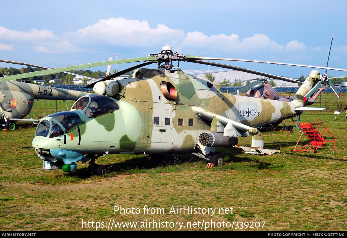 Aircraft Photo of 9832 | Mil Mi-24D | Germany - Air Force | AirHistory.net #339207