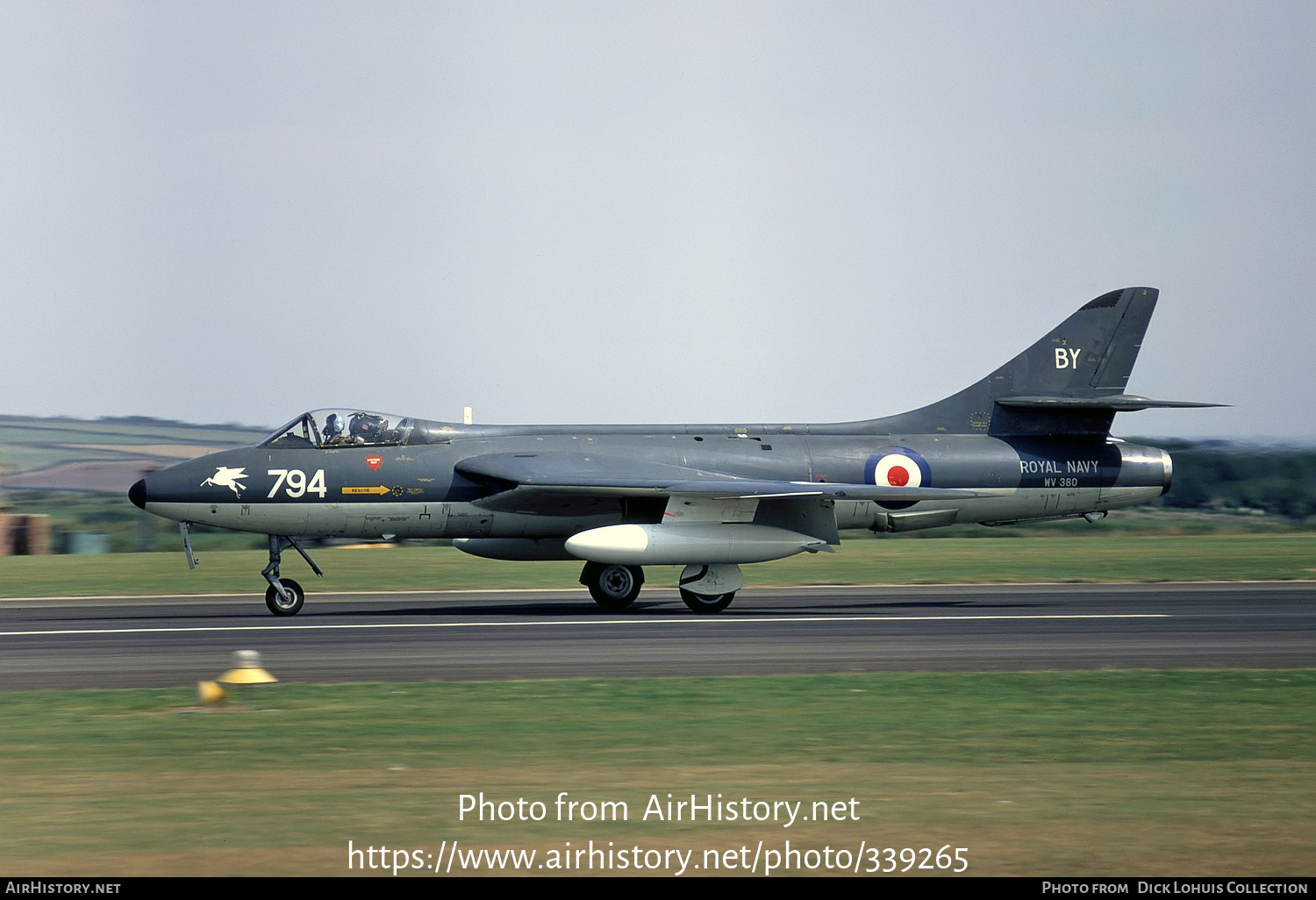 Aircraft Photo of WV380 | Hawker Hunter GA11 | UK - Navy | AirHistory.net #339265