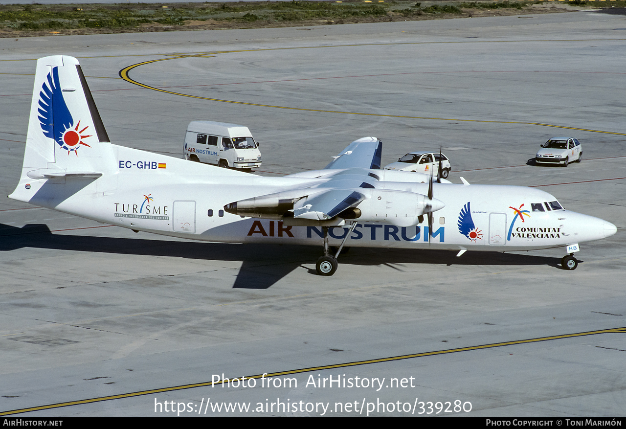 Aircraft Photo of EC-GHB | Fokker 50 | Air Nostrum | AirHistory.net #339280