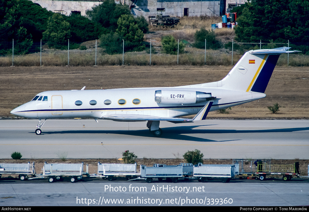 Aircraft Photo of EC-FRV | Gulfstream American G-1159B Gulfstream II-B | AirHistory.net #339360