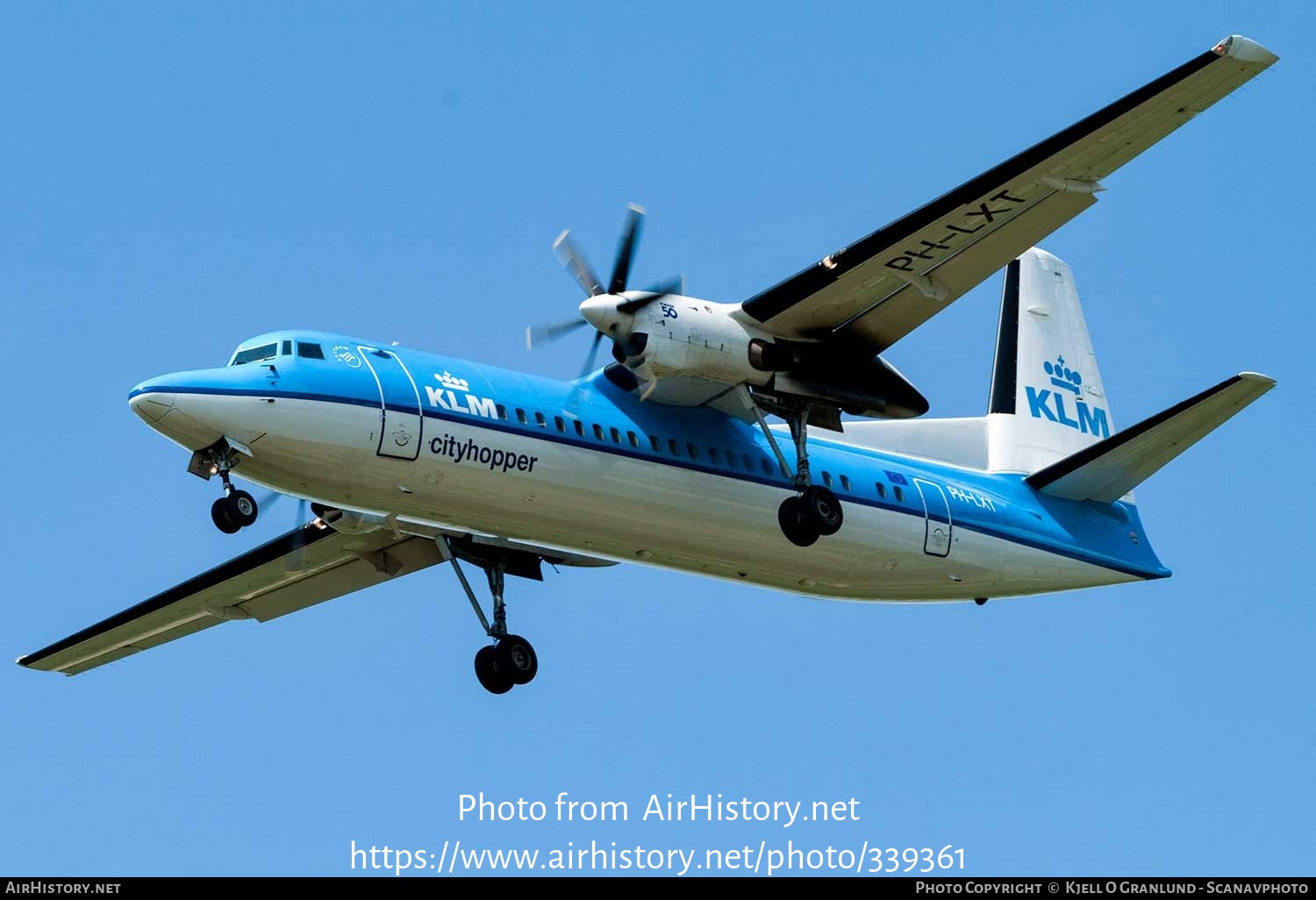 Aircraft Photo of PH-LXT | Fokker 50 | KLM Cityhopper | AirHistory.net #339361