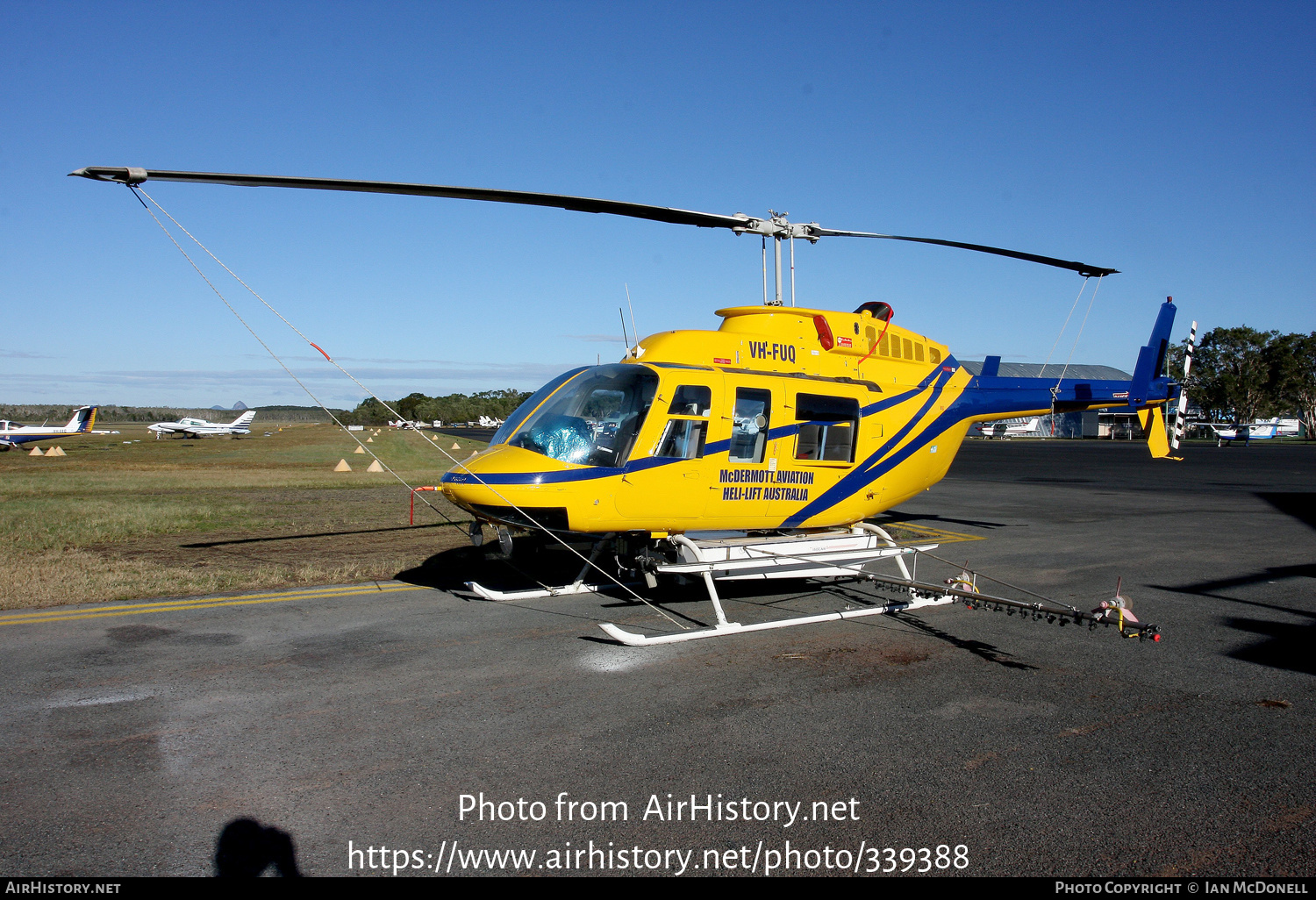 Aircraft Photo of VH-FUQ | Bell 206L-1 LongRanger II | McDermott Aviation | AirHistory.net #339388