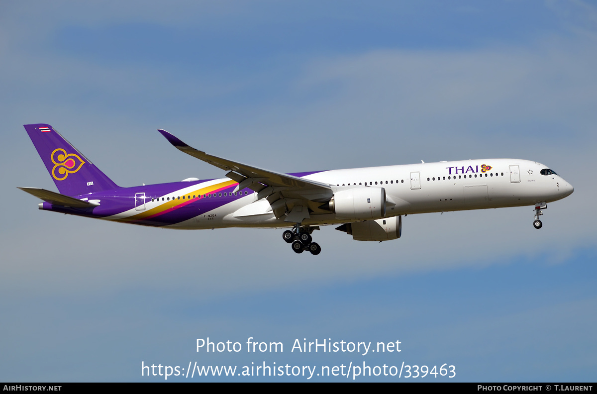 Aircraft Photo of F-WZGA | Airbus A350-941 | Thai Airways International | AirHistory.net #339463