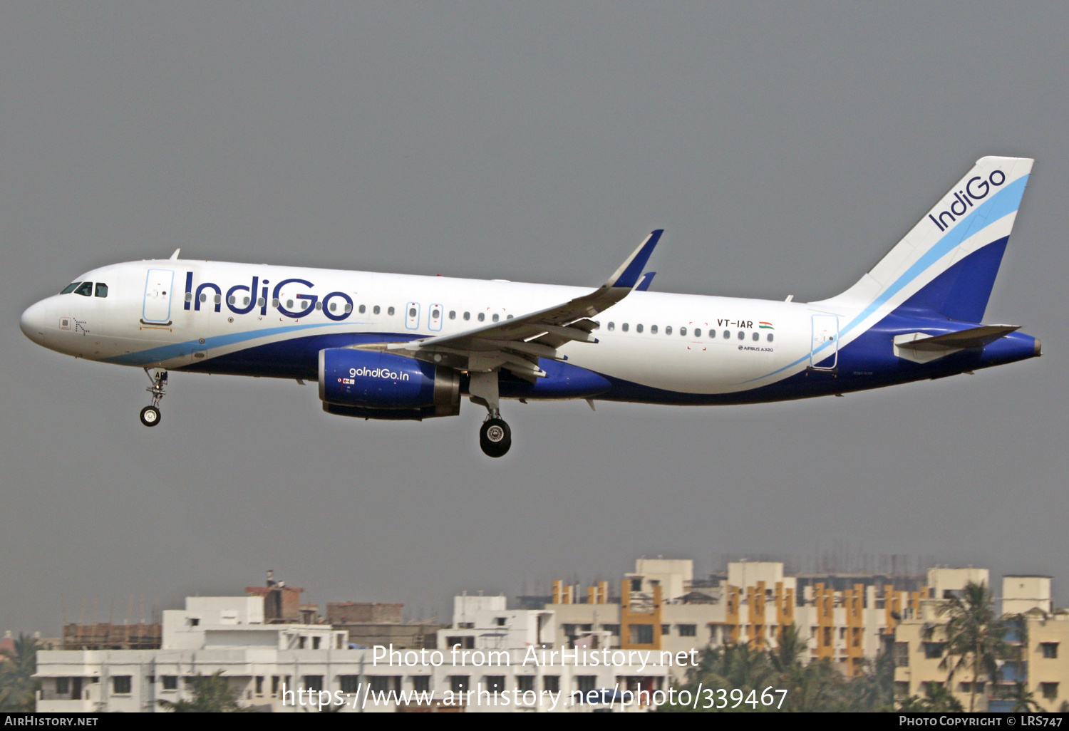 Aircraft Photo of VT-IAR | Airbus A320-232 | IndiGo | AirHistory.net #339467