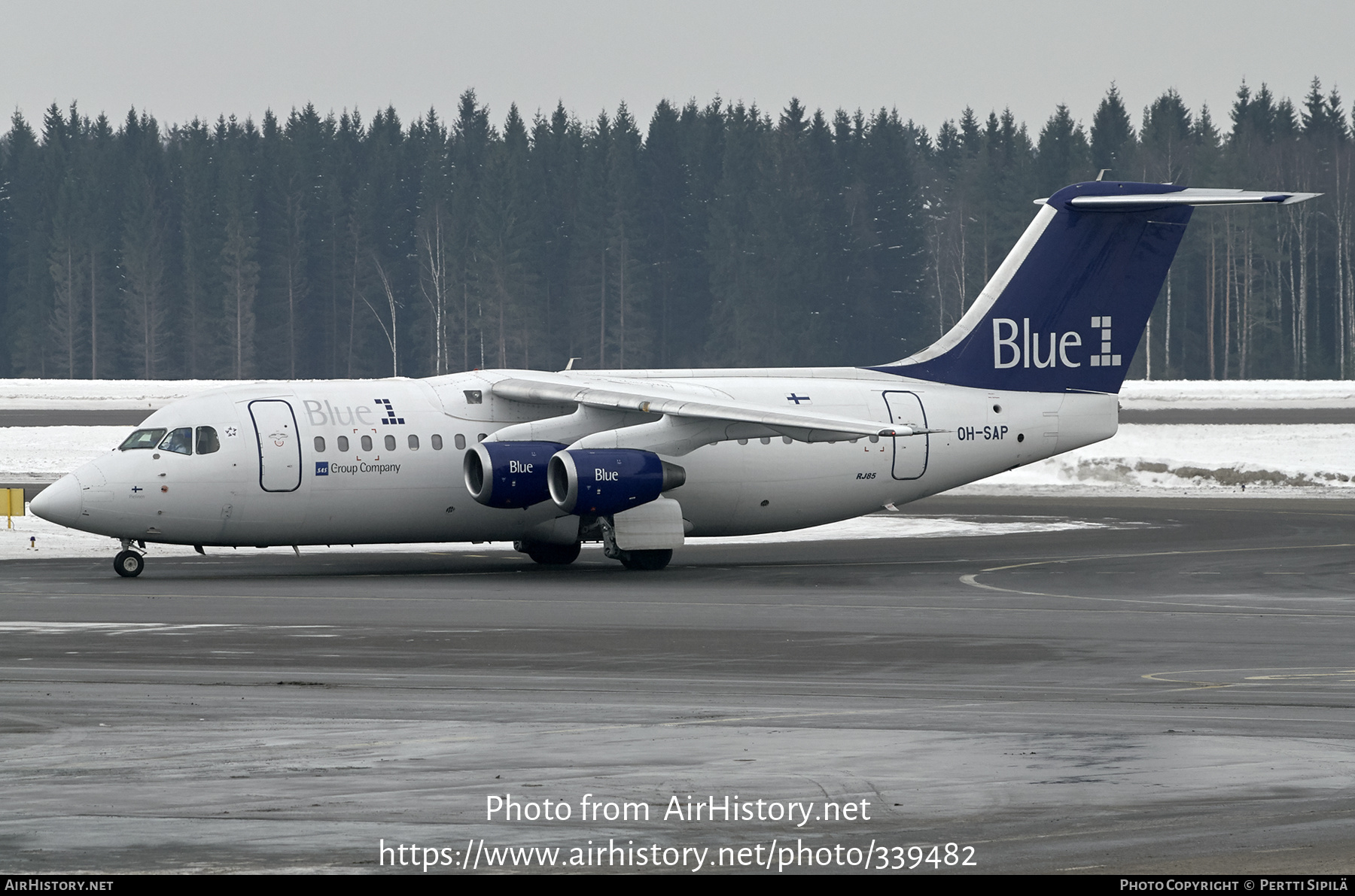 Aircraft Photo of OH-SAP | BAE Systems Avro 146-RJ85 | Blue1 | AirHistory.net #339482