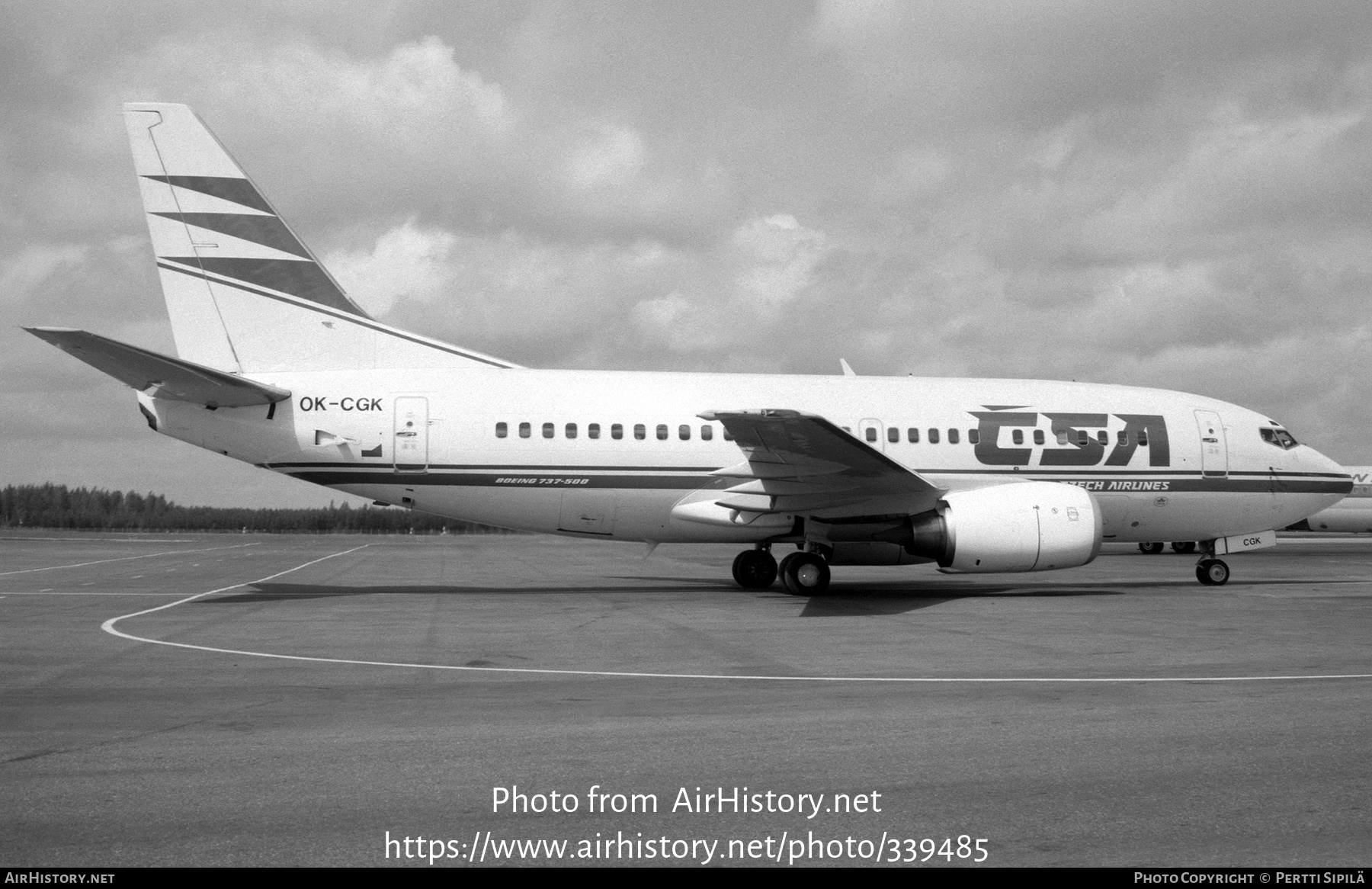 Aircraft Photo of OK-CGK | Boeing 737-55S | ČSA - Czech Airlines | AirHistory.net #339485