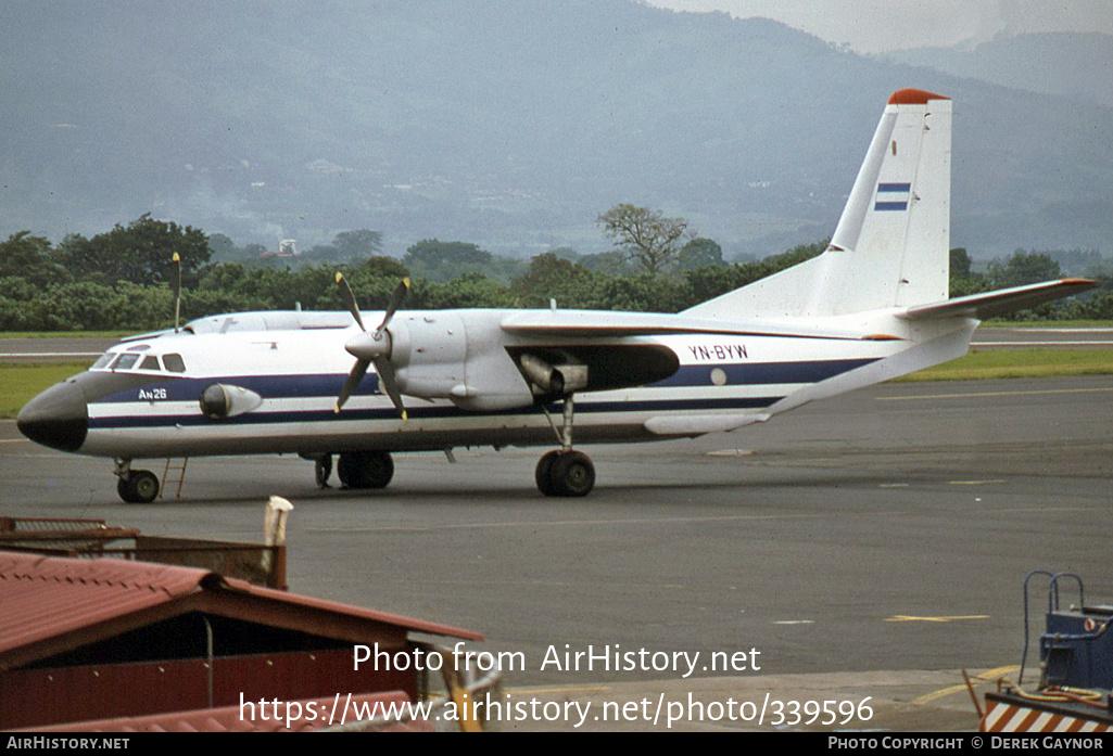 Aircraft Photo of YN-BYW | Antonov An-26B | AirHistory.net #339596