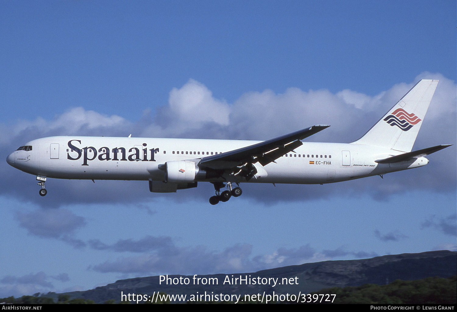 Aircraft Photo of EC-FHA | Boeing 767-3Y0/ER | Spanair | AirHistory.net #339727