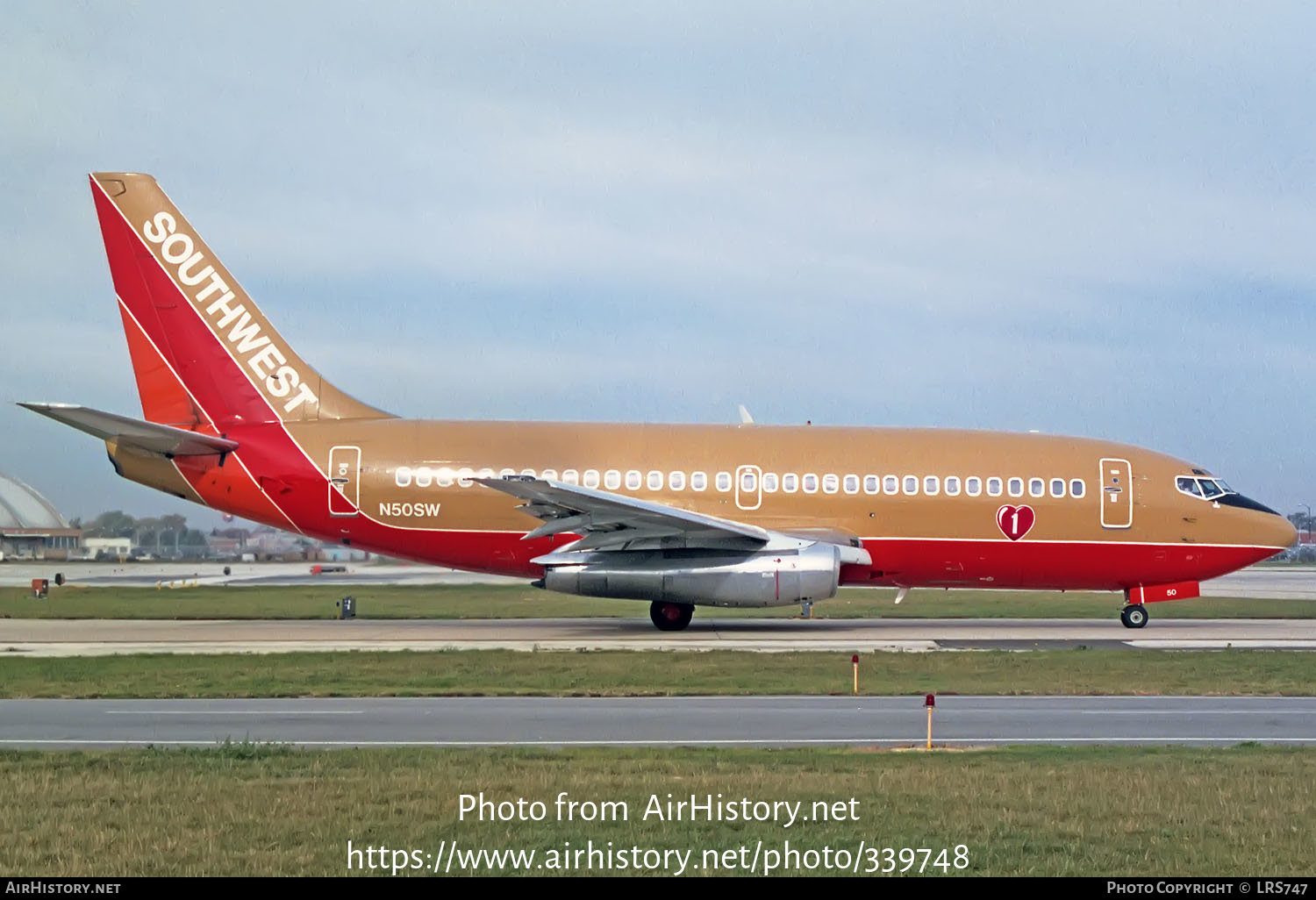 Aircraft Photo of N50SW | Boeing 737-2H4/Adv | Southwest Airlines | AirHistory.net #339748