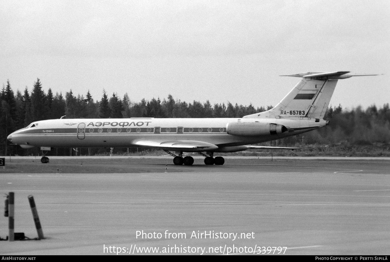 Aircraft Photo of RA-65783 | Tupolev Tu-134A-3 | Aeroflot | AirHistory.net #339797