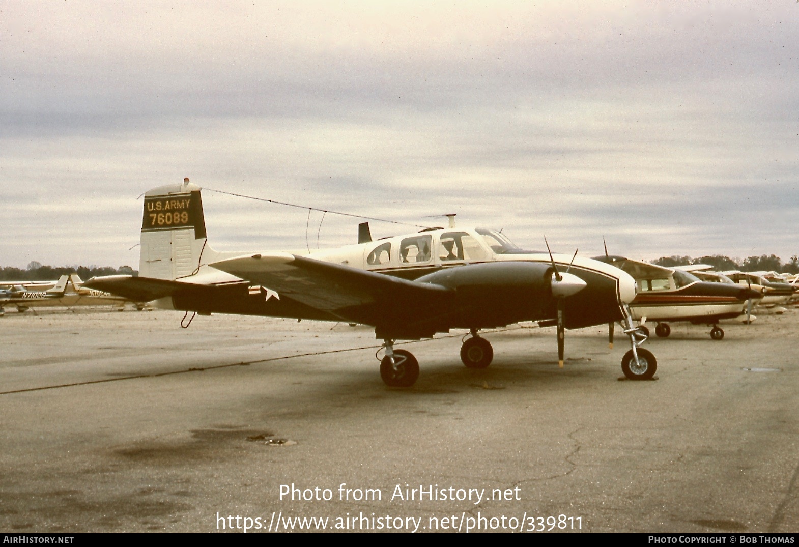 Aircraft Photo of 57-6089 / 76089 | Beech U-8G Seminole (50) | USA - Army | AirHistory.net #339811