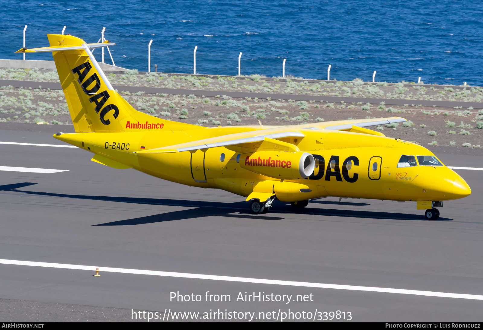 Aircraft Photo of D-BADC | Fairchild Dornier 328-310 328JET | ADAC Luftrettung | AirHistory.net #339813