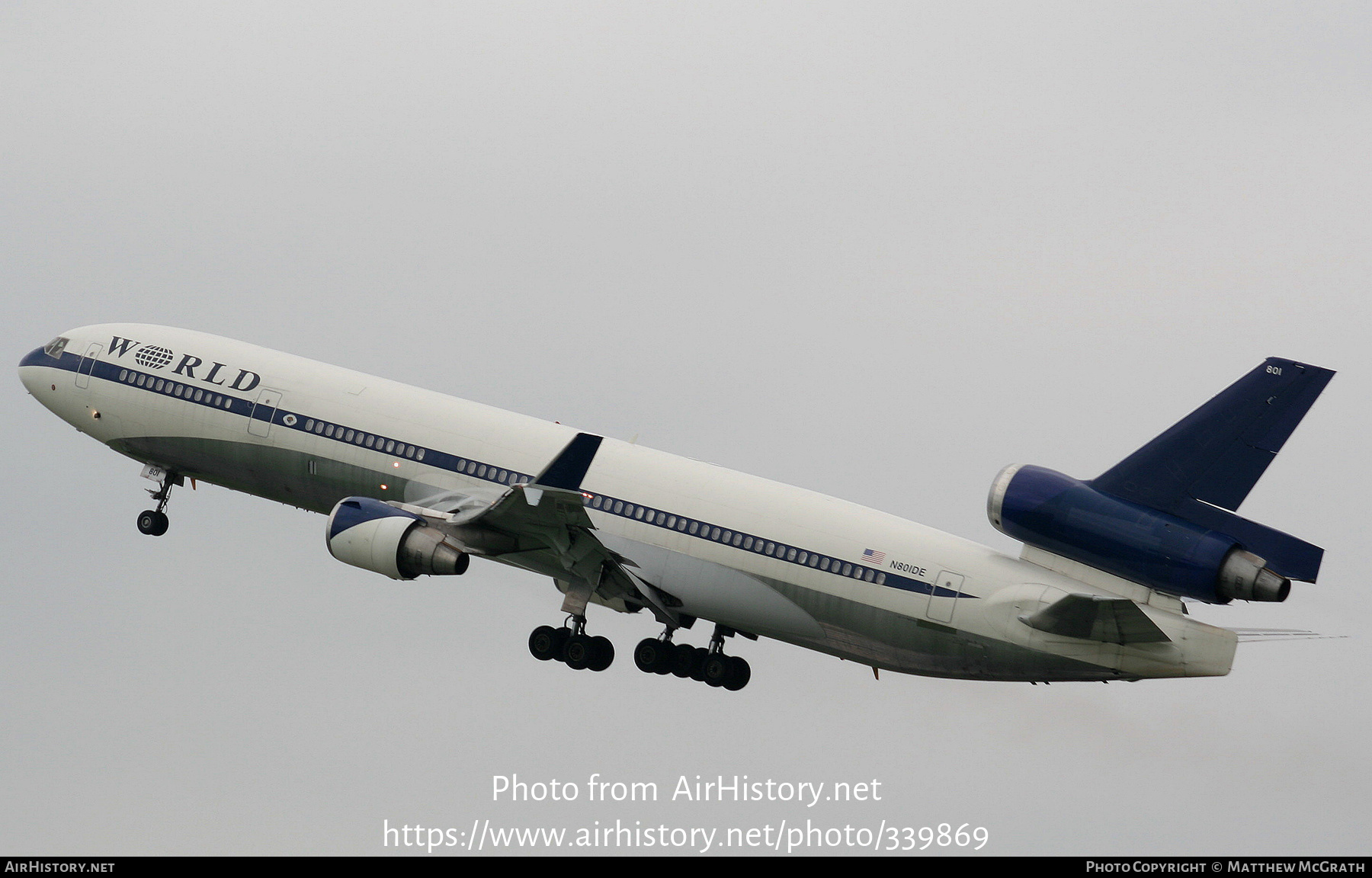 Aircraft Photo of N801DE | McDonnell Douglas MD-11 | World Airways | AirHistory.net #339869