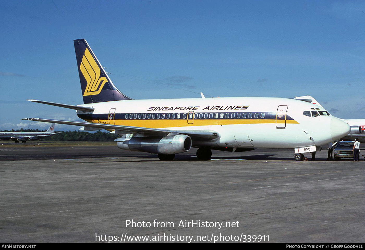 Aircraft Photo of 9V-BFD | Boeing 737-112 | Singapore Airlines | AirHistory.net #339911