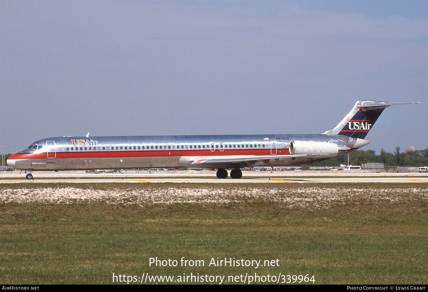 Aircraft Photo of N822US | McDonnell Douglas MD-82 (DC-9-82) | USAir | AirHistory.net #339964