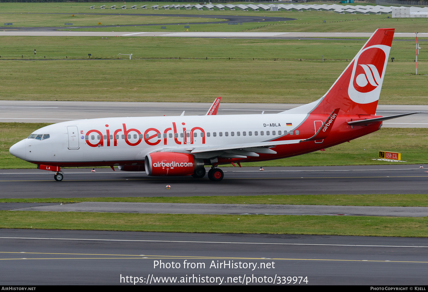 Aircraft Photo of D-ABLA | Boeing 737-76J | Air Berlin | AirHistory.net #339974