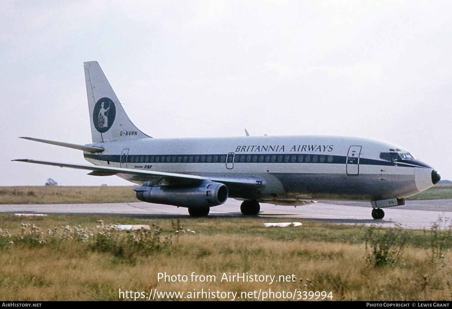 Aircraft Photo of G-AVRN | Boeing 737-204 | Britannia Airways | AirHistory.net #339994