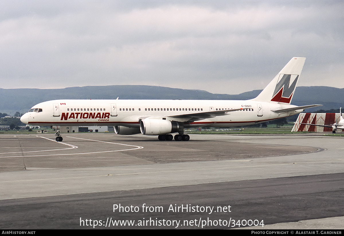 Aircraft Photo of C-GNXI | Boeing 757-28A | Nationair | AirHistory.net #340004