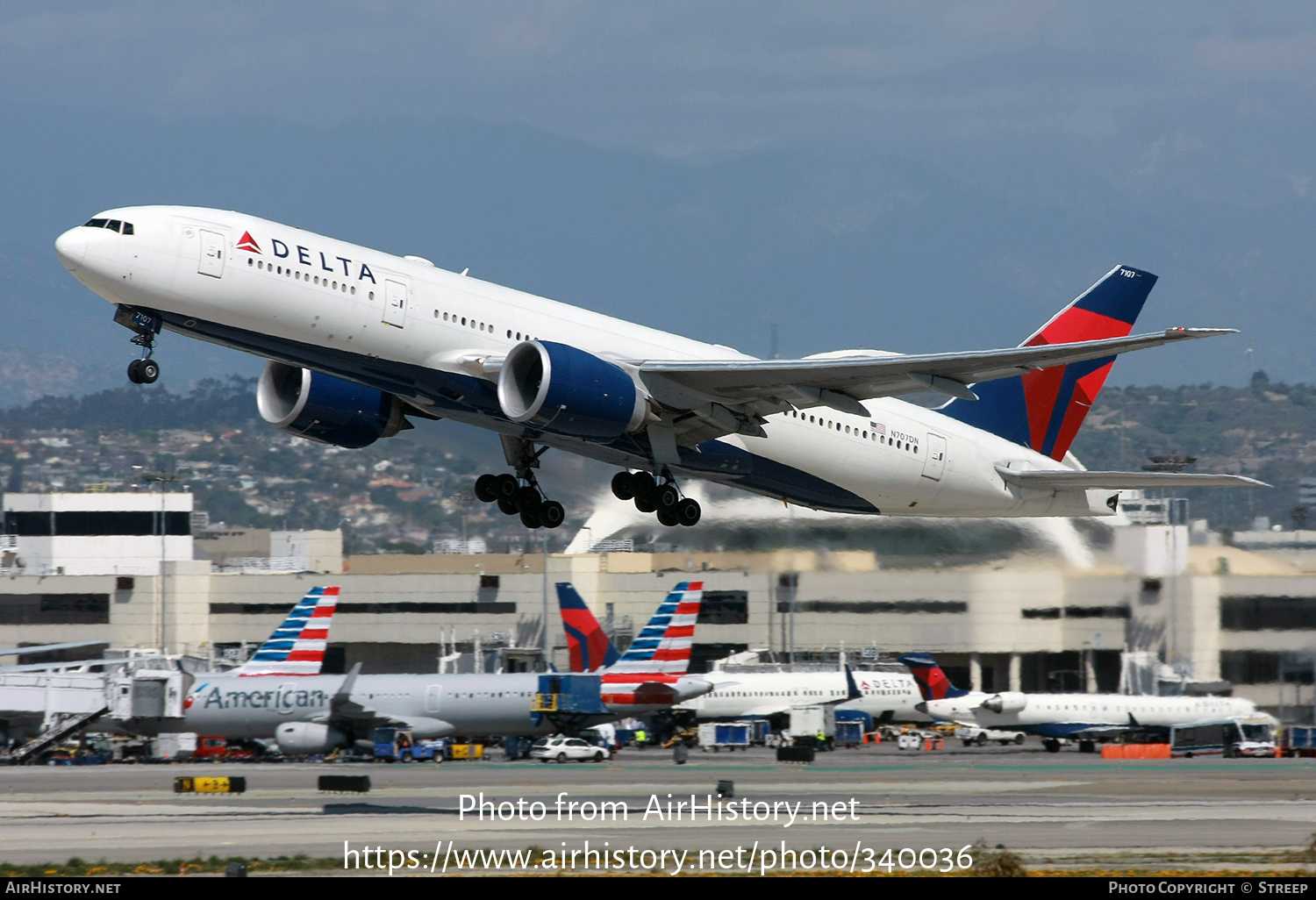 Aircraft Photo of N707DN | Boeing 777-232/LR | Delta Air Lines | AirHistory.net #340036