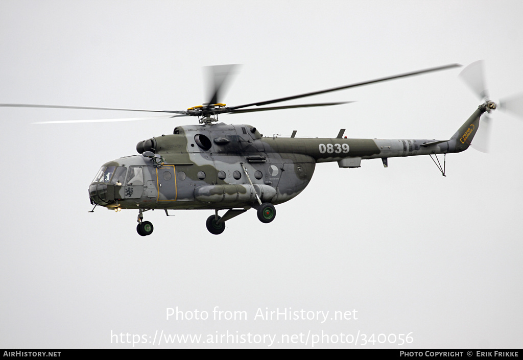 Aircraft Photo of 0839 | Mil Mi-17 | Czechoslovakia - Air Force | AirHistory.net #340056