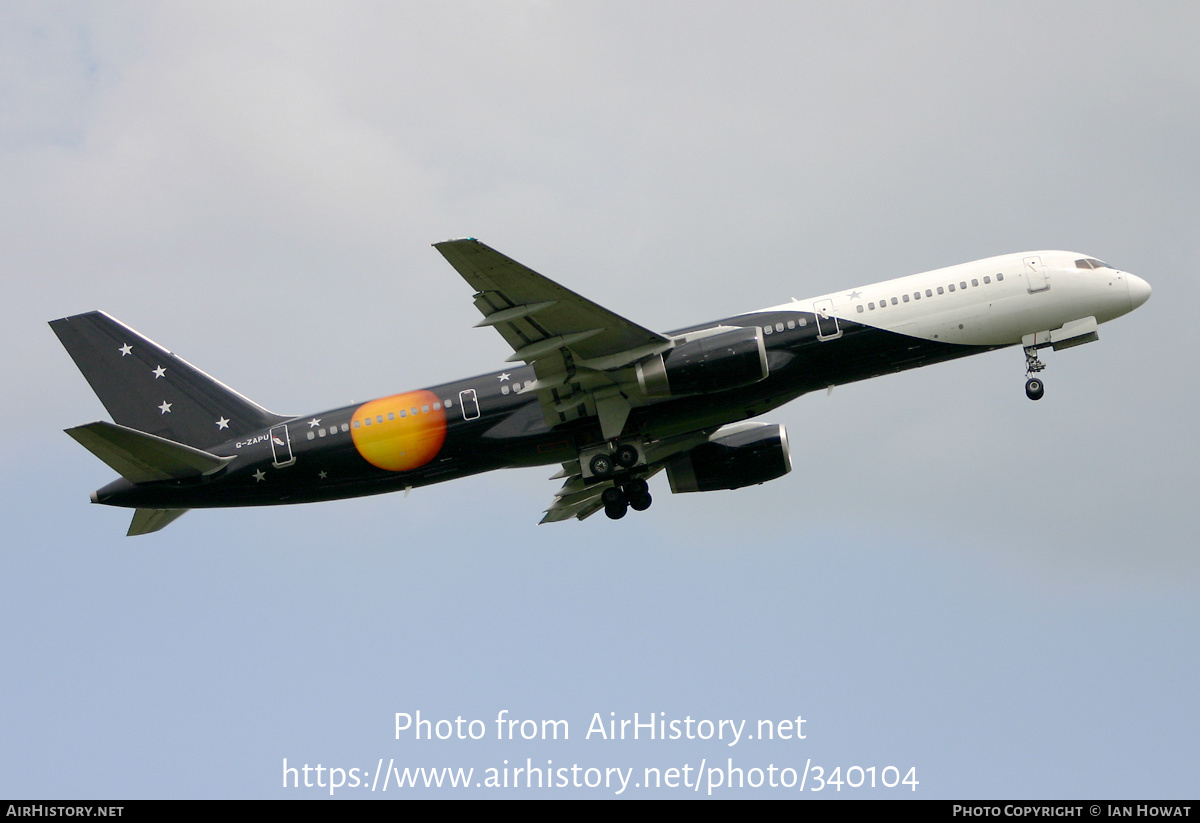 Aircraft Photo of G-ZAPU | Boeing 757-2Y0 | Titan Airways | AirHistory.net #340104