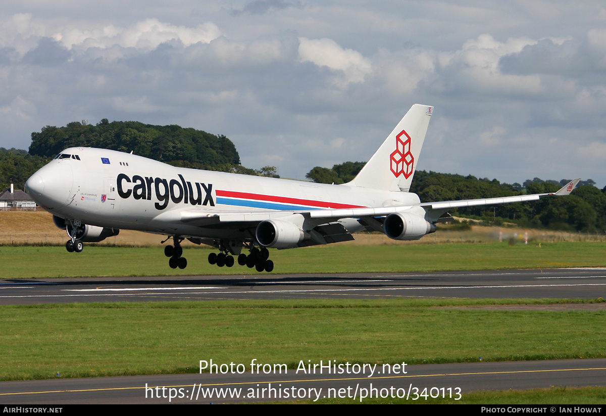 Aircraft Photo of LX-FCV | Boeing 747-4R7F/SCD | Cargolux | AirHistory.net #340113