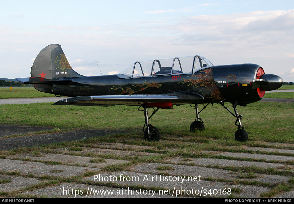 Aircraft Photo of RA-1167K | Yakovlev Yak-52 | AirHistory.net #340168