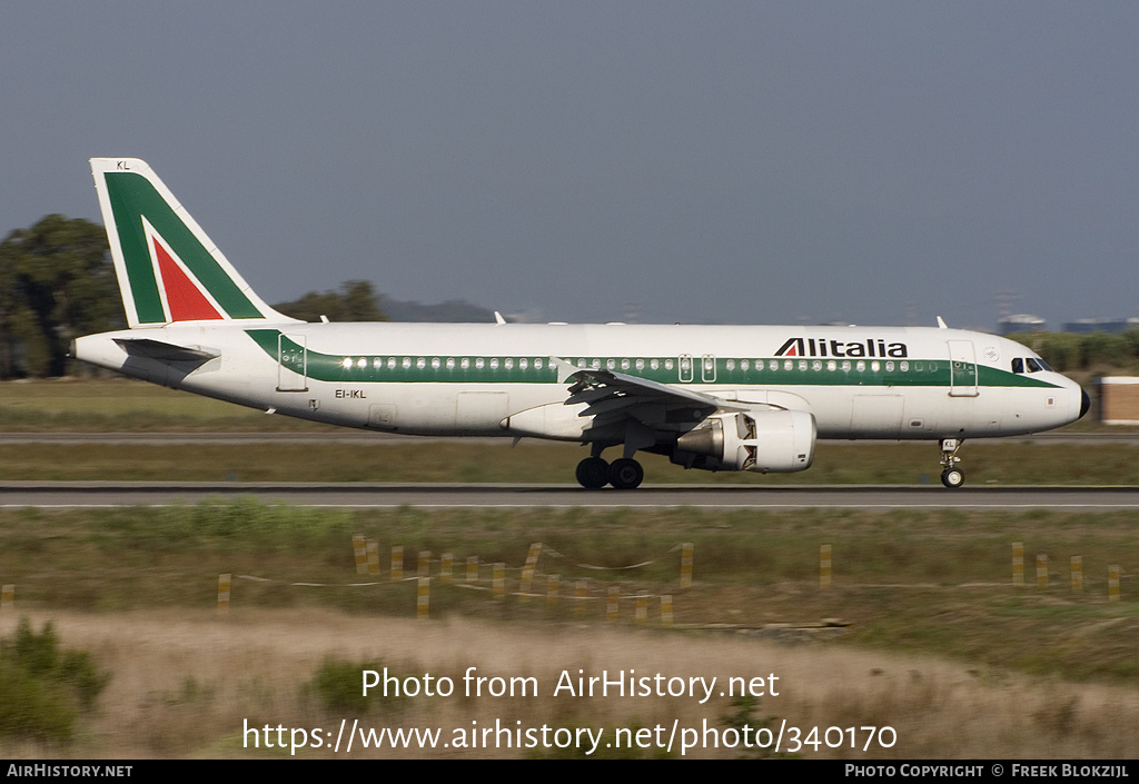 Aircraft Photo of EI-IKL | Airbus A320-214 | Alitalia | AirHistory.net #340170