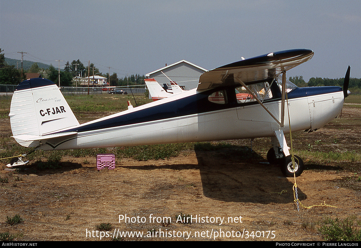 Aircraft Photo of C-FJAR | Cessna 140 | AirHistory.net #340175