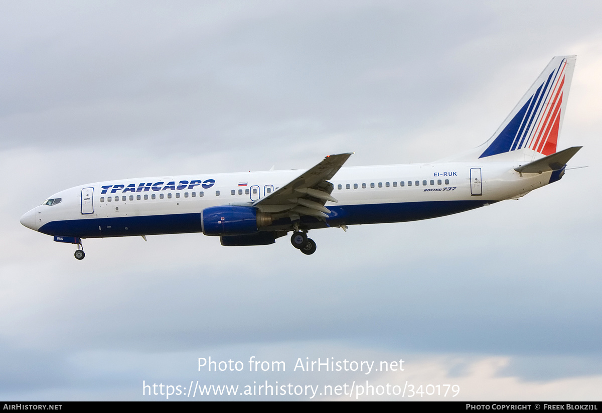 Aircraft Photo of EI-RUK | Boeing 737-86N | Transaero Airlines | AirHistory.net #340179