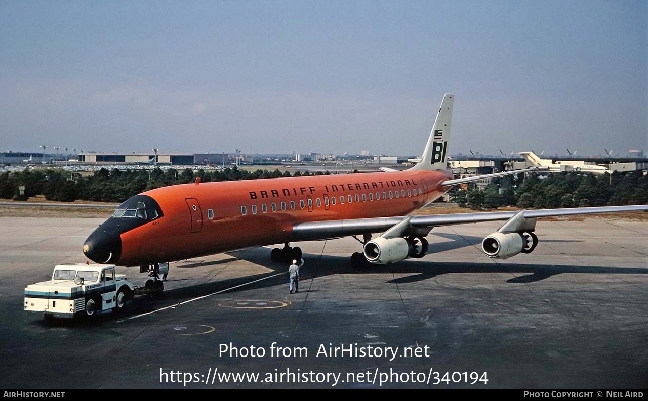 Aircraft Photo of N1801 | Douglas DC-8-31 | Braniff International Airways | AirHistory.net #340194