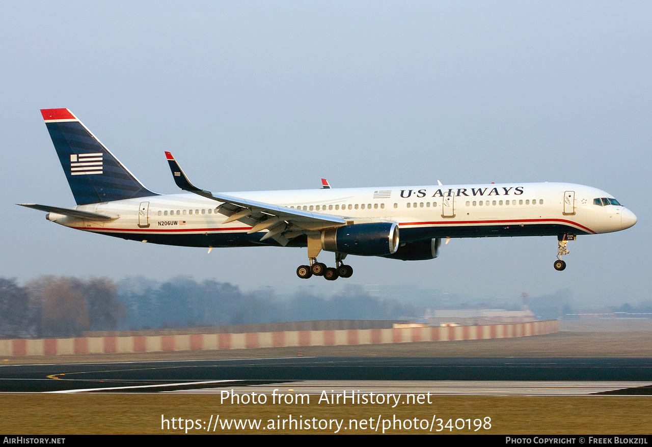 Aircraft Photo of N206UW | Boeing 757-2B7 | US Airways | AirHistory.net #340198