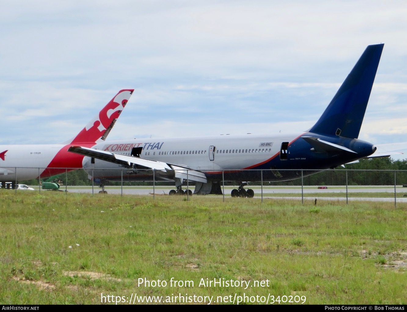 Aircraft Photo of HS-BKC | Boeing 767-3T7/ER | Orient Thai Airlines | AirHistory.net #340209