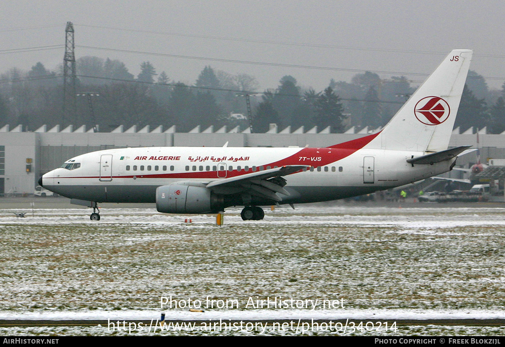 Aircraft Photo of 7T-VJS | Boeing 737-6D6 | Air Algérie | AirHistory.net #340214