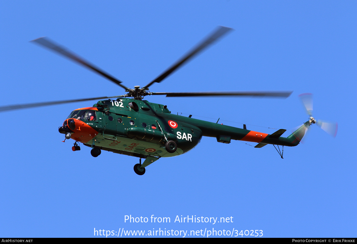 Aircraft Photo of 102 | Mil Mi-17-1V | Latvia - Air Force | AirHistory.net #340253