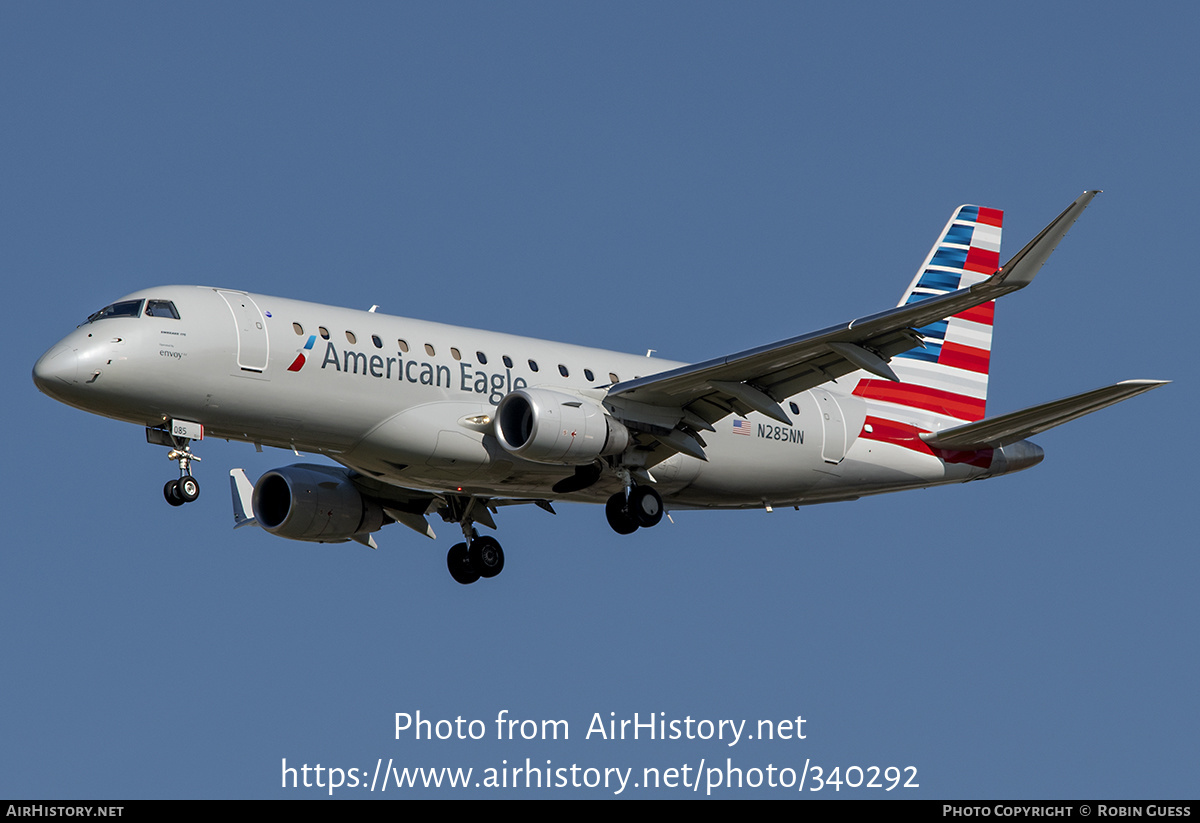 Aircraft Photo of N285NN | Embraer 175LR (ERJ-170-200LR) | American Eagle | AirHistory.net #340292