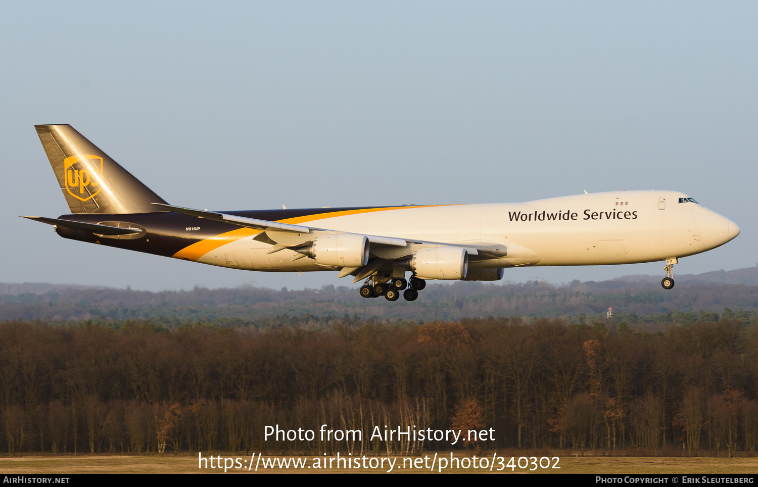 Aircraft Photo of N611UP | Boeing 747-8F | United Parcel Service - UPS | AirHistory.net #340302