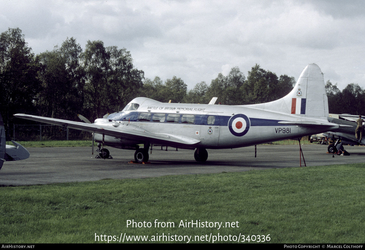 Aircraft Photo of VP981 | De Havilland D.H. 104 Devon C2/2 | UK - Air Force | AirHistory.net #340336