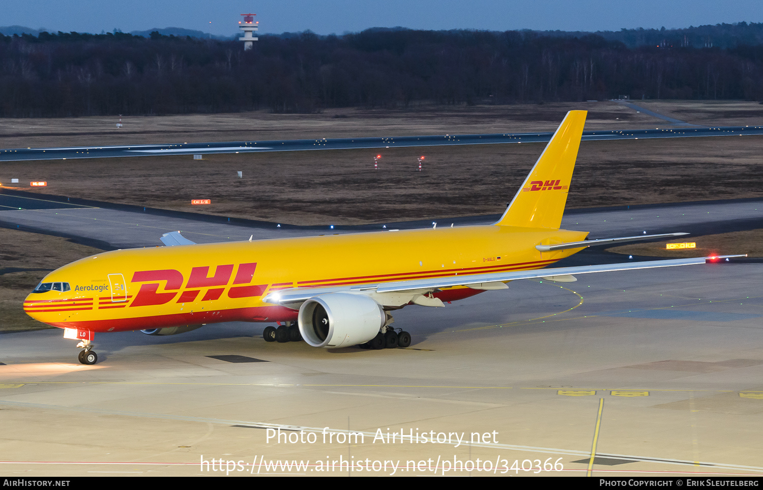 Aircraft Photo of D-AALO | Boeing 777-F | DHL International | AirHistory.net #340366