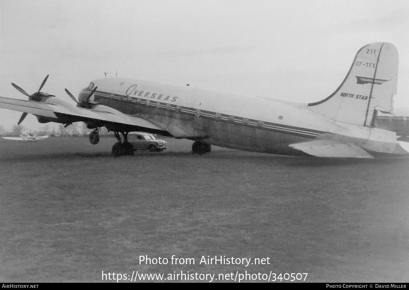 Aircraft Photo of CF-TFK | Canadair DC-4M-2/4 North Star M2-4 (CL-2) | Overseas Aviation | AirHistory.net #340507