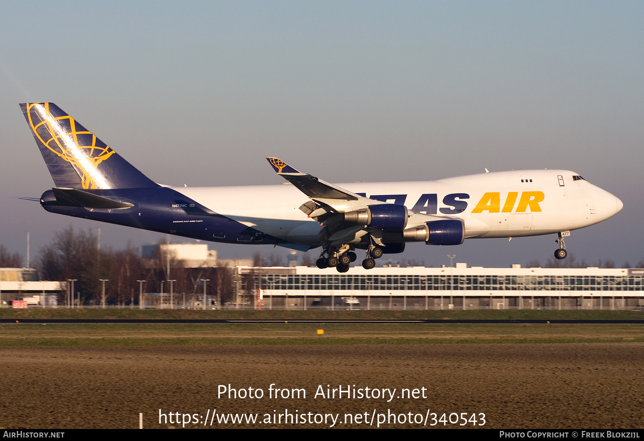 Aircraft Photo of N477MC | Boeing 747-47UF/SCD | Atlas Air | AirHistory.net #340543