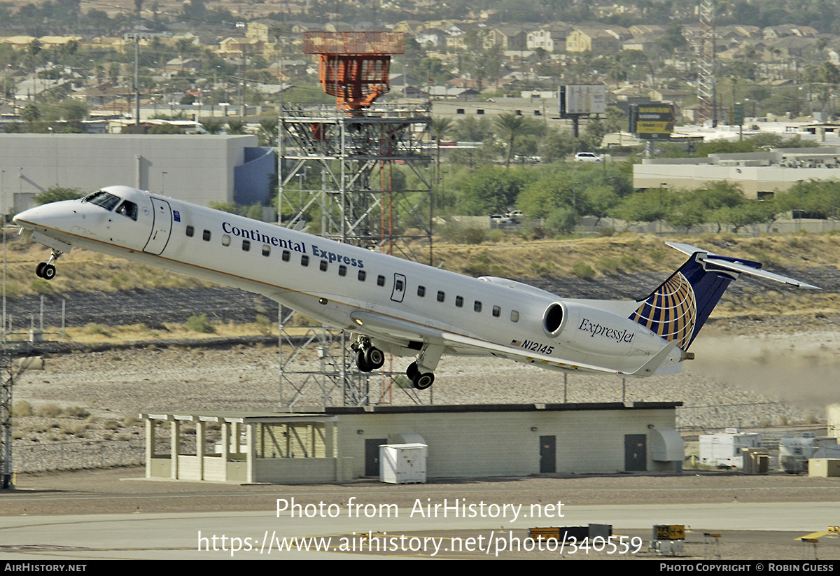 Aircraft Photo of N12145 | Embraer ERJ-145XR (EMB-145XR) | Continental Express | AirHistory.net #340559