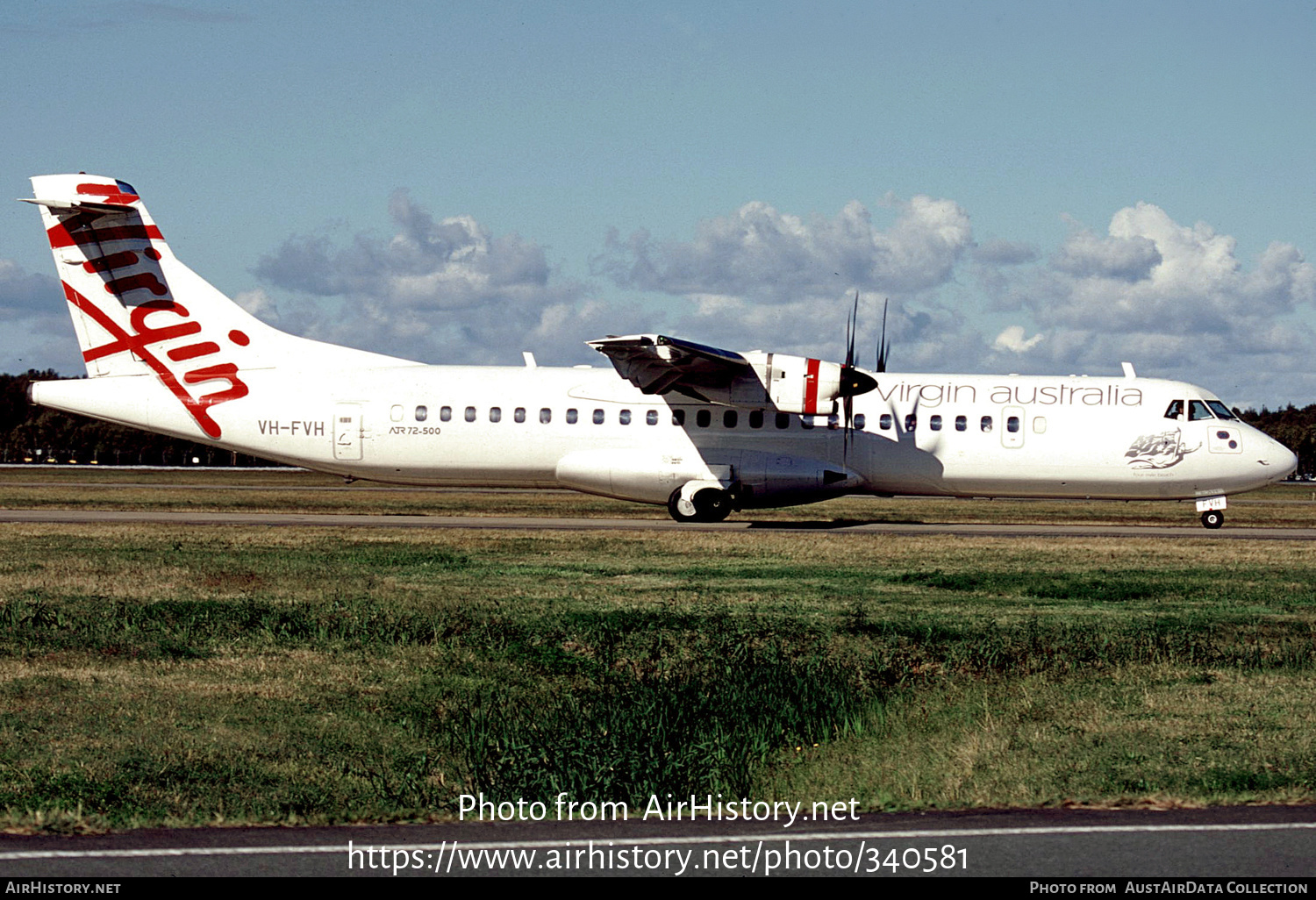 Aircraft Photo of VH-FVH | ATR ATR-72-500 (ATR-72-212A) | Virgin Australia Regional Airlines | AirHistory.net #340581