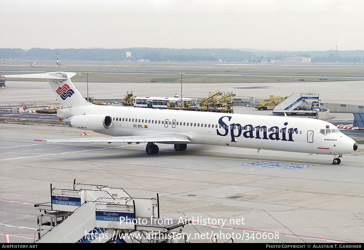 Aircraft Photo of EC-EPL | McDonnell Douglas MD-83 (DC-9-83) | Spanair | AirHistory.net #340608