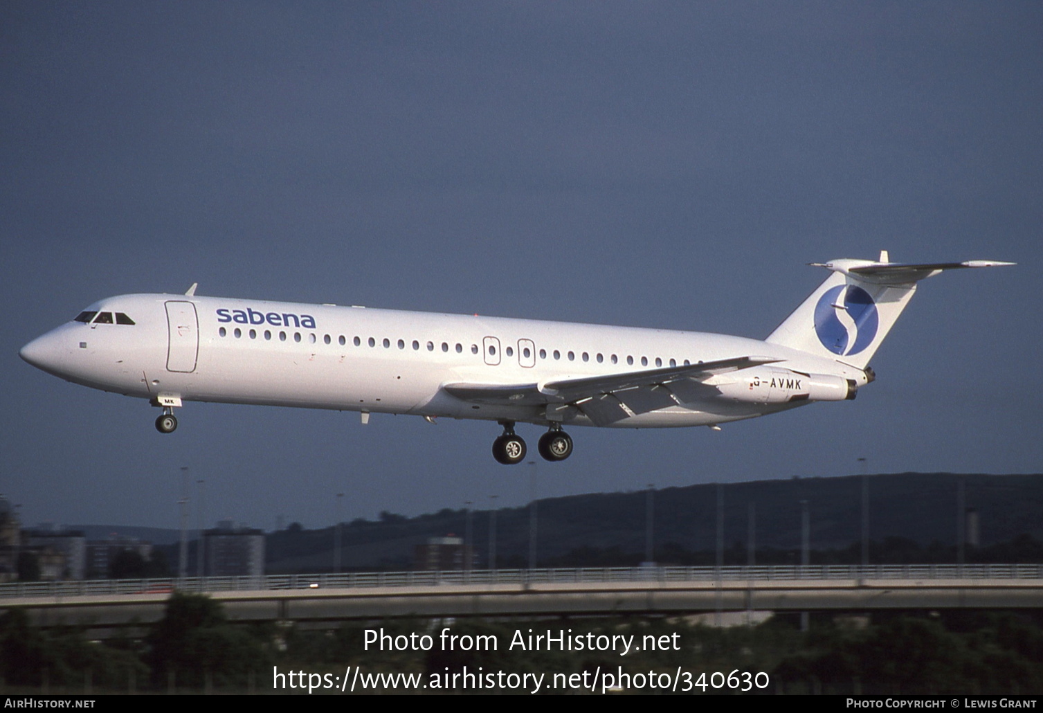 Aircraft Photo of G-AVMK | BAC 111-510ED One-Eleven | Sabena | AirHistory.net #340630