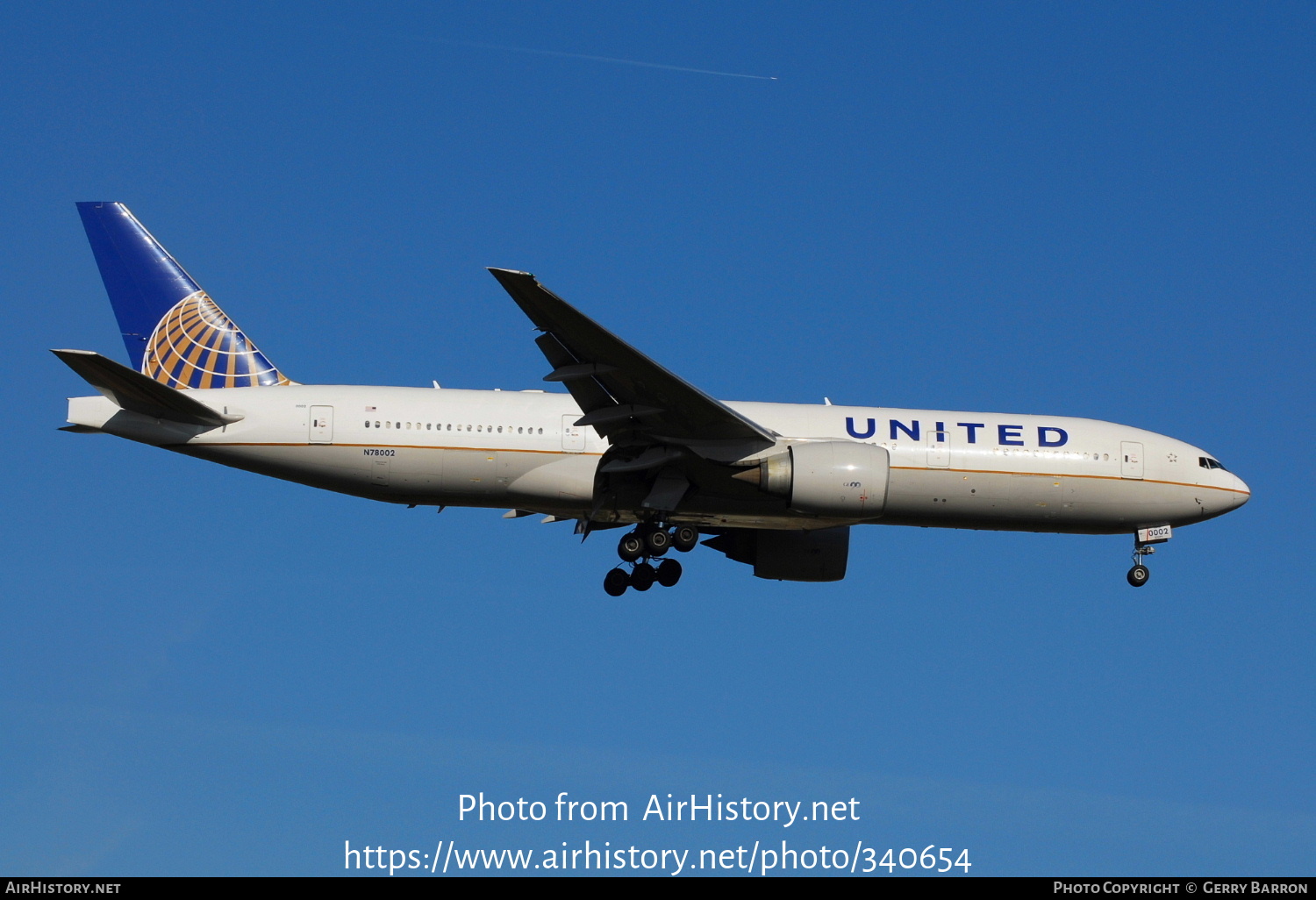 Aircraft Photo of N78002 | Boeing 777-224/ER | United Airlines | AirHistory.net #340654