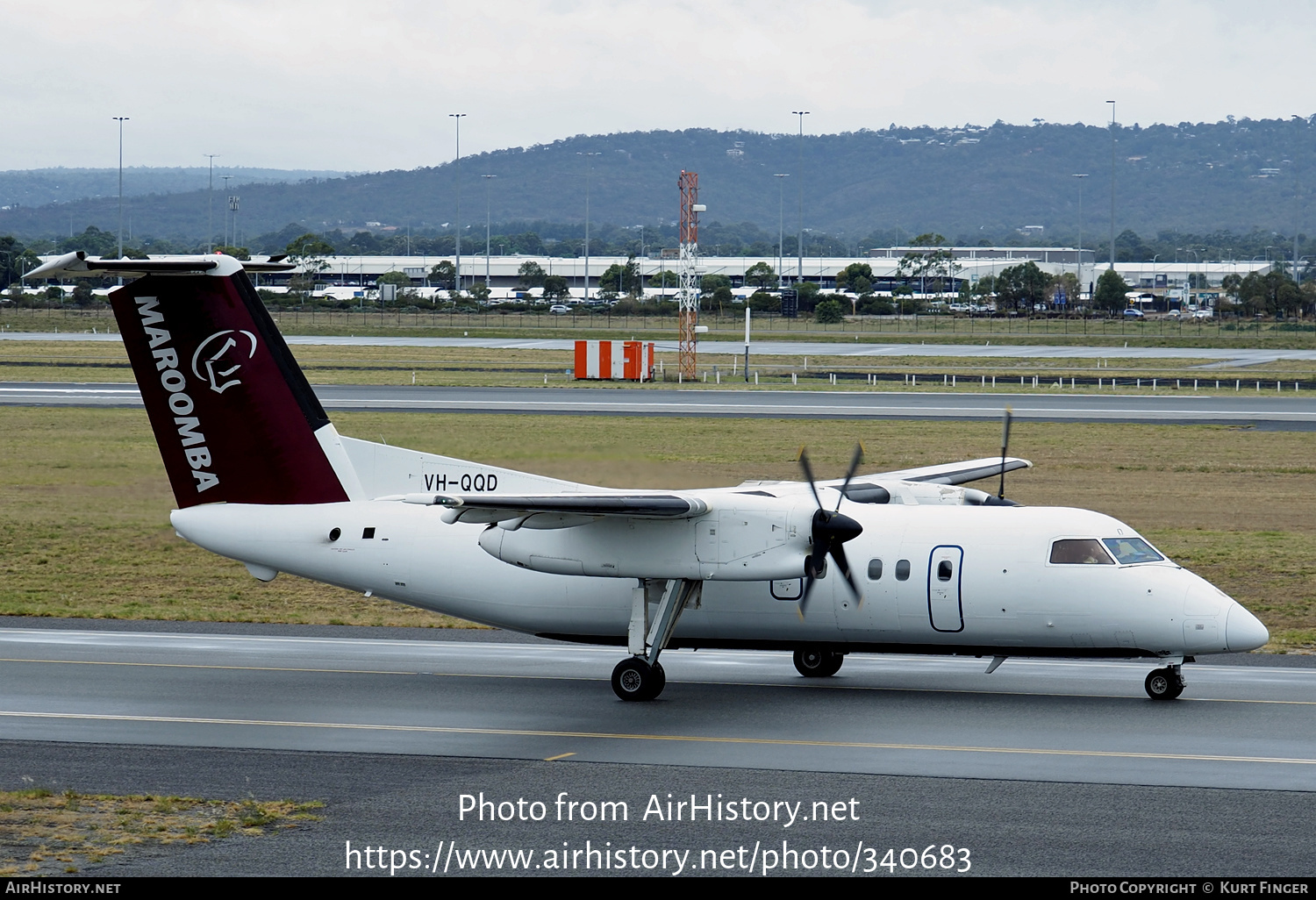 Aircraft Photo of VH-QQD | De Havilland Canada DHC-8-102 Dash 8 | Maroomba Airlines | AirHistory.net #340683